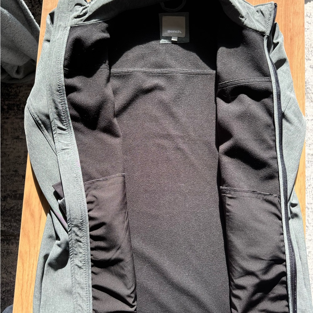Bench Charcoal Full-Zip Jacket Size L - Picture 2 of 6